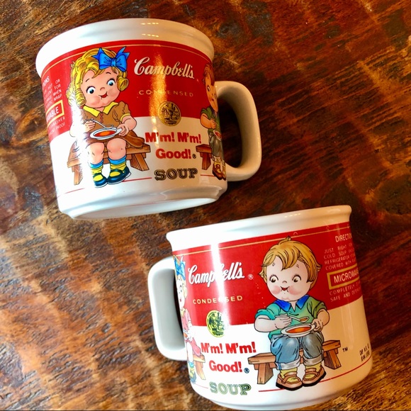 Vintage Campbell’s Soup Mugs Set of 2